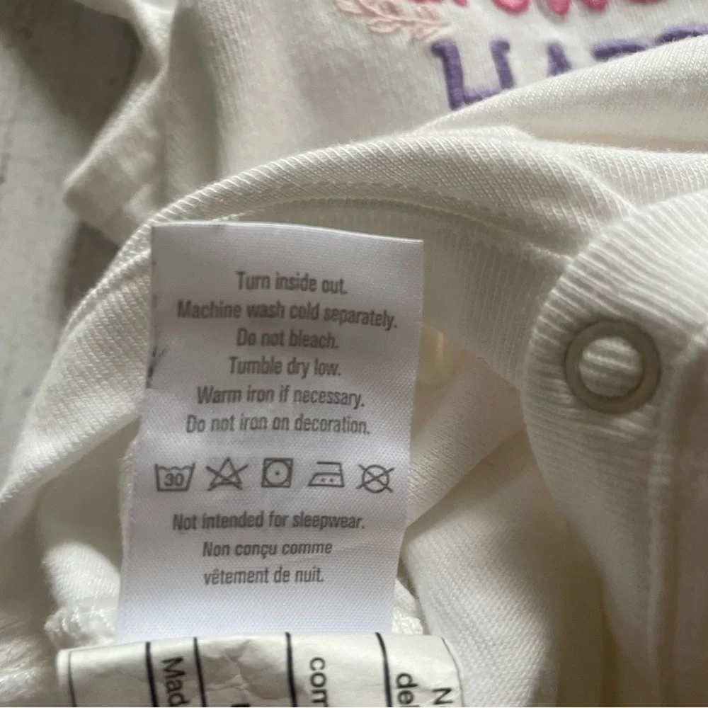 Gymboree Tiny Team Sweet Happy Onesie Size 3-6 months